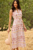 Harley Embroidered Maxi Dress - Terracotta